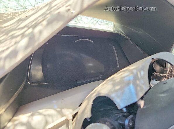 KMHC05LC6LU197202 2020 HYUNDAI IONIQ White Instrument cluster view