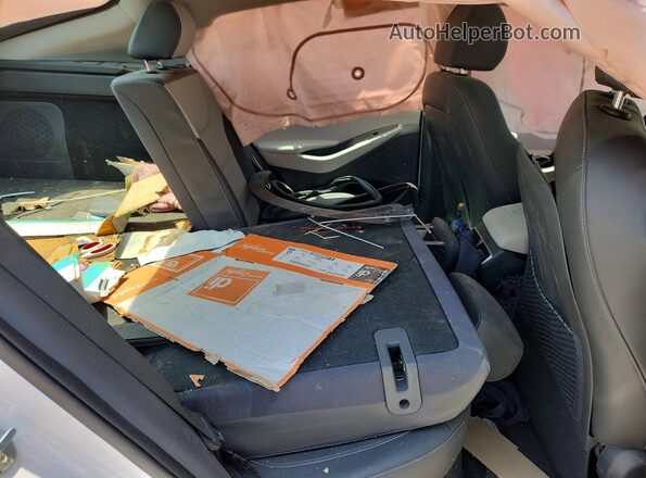 KMHC05LC6LU197202 2020 HYUNDAI IONIQ White Rear seats view