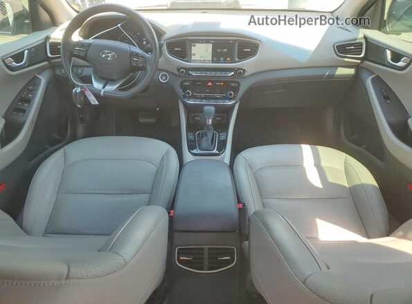 KMHC05LC7KU138027 2019 HYUNDAI IONIQ Gray Vista del salpicadero