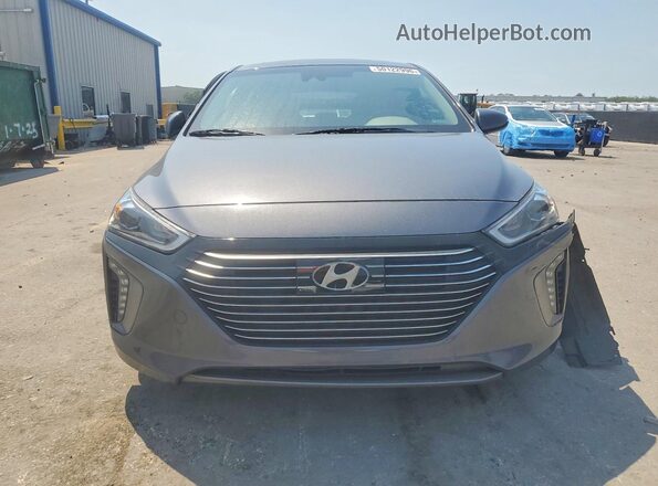 KMHC05LC7KU138027 2019 HYUNDAI IONIQ Gray Vista frontal