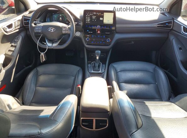 KMHC05LC7LU240431 2020 HYUNDAI IONIQ Burgundy Dashboard view