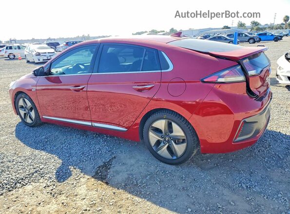 KMHC05LC7LU240431 2020 HYUNDAI IONIQ Burgundy Rear left