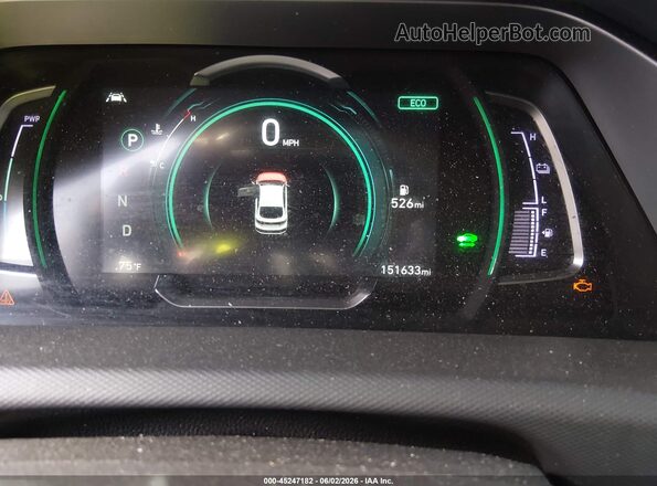 KMHC05LC8MU259572 2021 HYUNDAI IONIQ HYBRID Black Vista de los asientos traseros