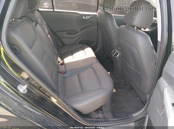 KMHC05LC8MU259572 2021 HYUNDAI IONIQ HYBRID Black Vista de la etiqueta del VIN