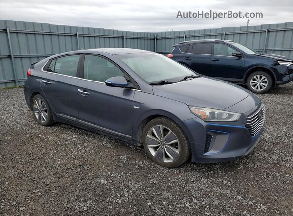 KMHC05LC9HU020408 2017 HYUNDAI IONIQ Gray Delantero derecho