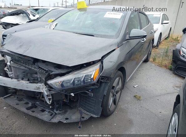 KMHC05LC9NU266340 2022 HYUNDAI IONIQ HYBRID Gray Передня ліва чверть
