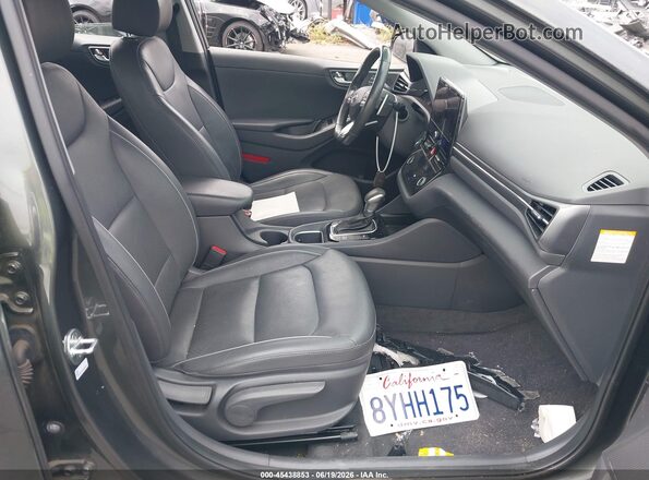 KMHC05LC9NU266340 2022 HYUNDAI IONIQ HYBRID Gray Вид салону спереду