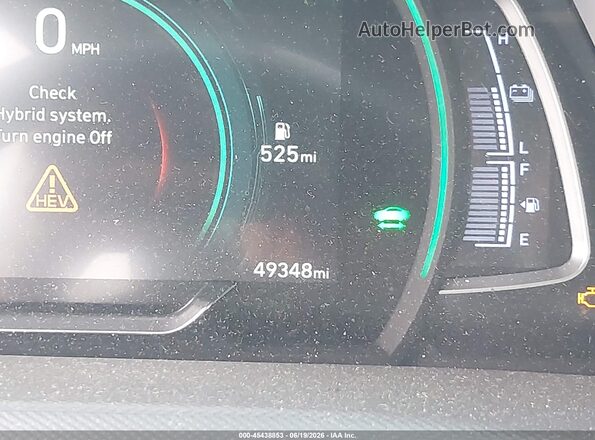 KMHC05LC9NU266340 2022 HYUNDAI IONIQ HYBRID Gray 
