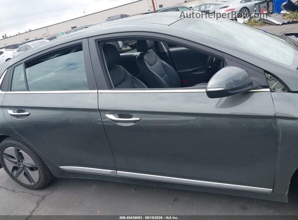 KMHC05LC9NU266340 2022 HYUNDAI IONIQ HYBRID Gray Панорамний вид салону 360°