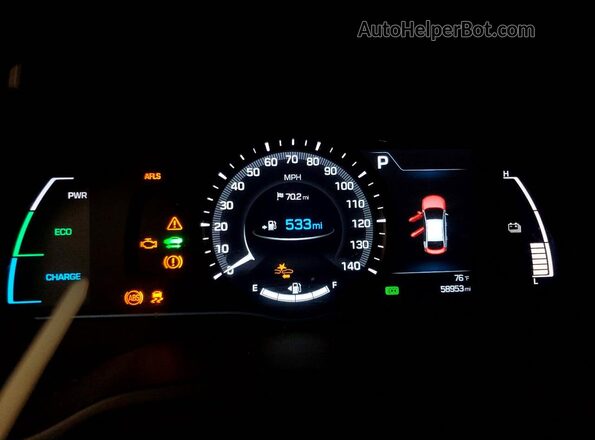 KMHC05LCXKU124753 2019 HYUNDAI IONIQ Black 