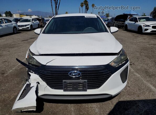 KMHC65LC0HU039069 2017 HYUNDAI IONIQ White Вид спереду