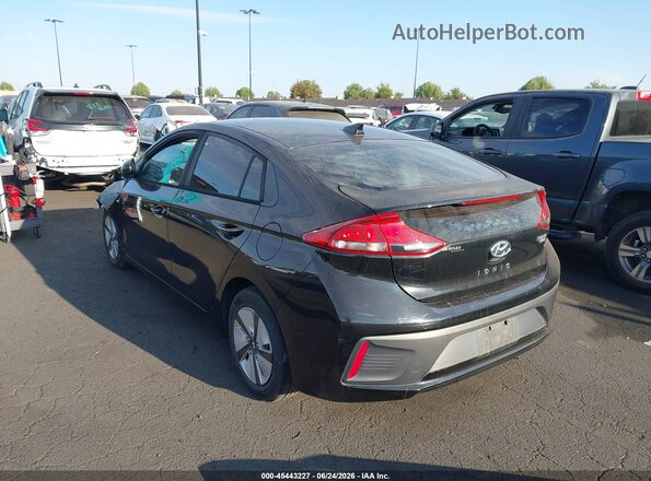 KMHC65LC0HU049505 2017 HYUNDAI IONIQ HYBRID Black Задня ліва чверть