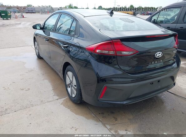 KMHC65LC0JU075768 2018 HYUNDAI IONIQ HYBRID Черный Задняя левая четверть