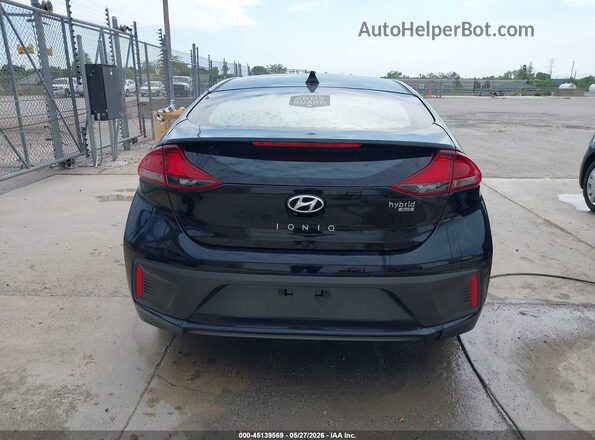 KMHC65LC0JU075768 2018 HYUNDAI IONIQ HYBRID Черный 