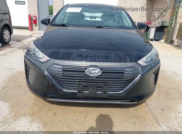 KMHC65LC0JU075768 2018 HYUNDAI IONIQ HYBRID Черный Вид щитка приборов