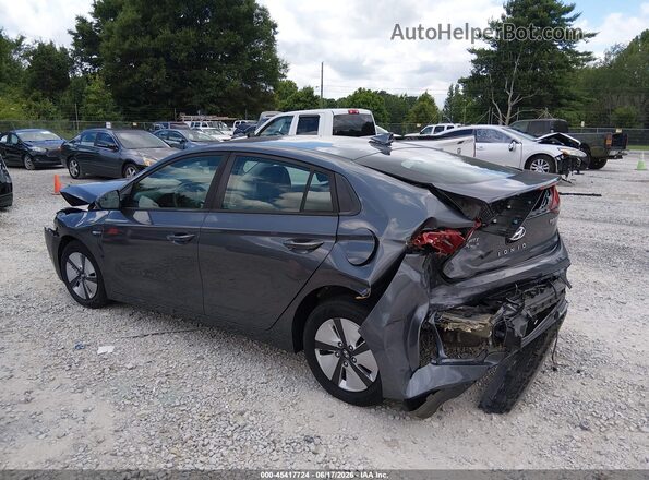 KMHC65LC0JU076449 2018 HYUNDAI IONIQ HYBRID Gray Trasero izquierdo