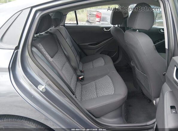 KMHC65LC0JU076449 2018 HYUNDAI IONIQ HYBRID Gray Vista de la etiqueta del VIN