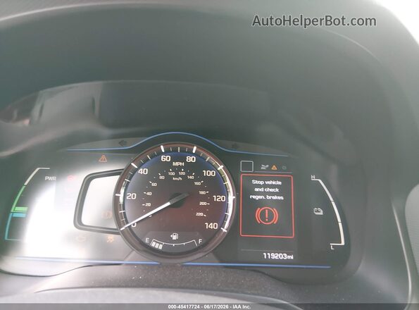 KMHC65LC0JU076449 2018 HYUNDAI IONIQ HYBRID Gray Vista de los asientos traseros