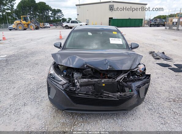 KMHC65LC0JU076449 2018 HYUNDAI IONIQ HYBRID Gray Vista del cuadro de instrumentos
