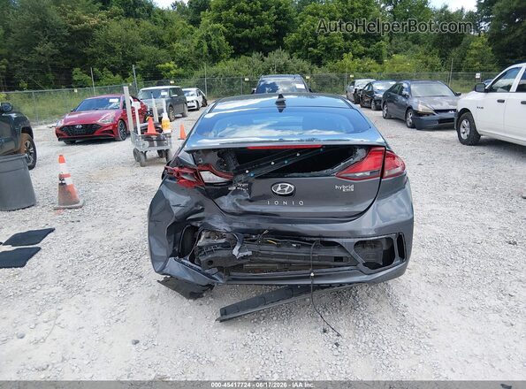 KMHC65LC0JU076449 2018 HYUNDAI IONIQ HYBRID Gray 