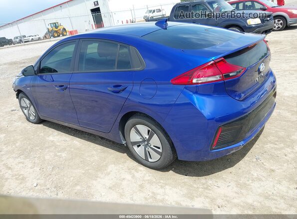 KMHC65LC0KU125473 2019 HYUNDAI IONIQ HYBRID Blue უკანა მარცხენა