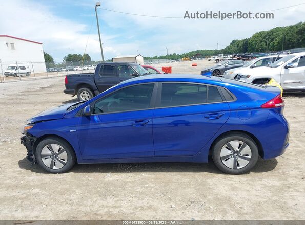 KMHC65LC0KU125473 2019 HYUNDAI IONIQ HYBRID Blue სალონის 360-გრადუსიანი ხედი