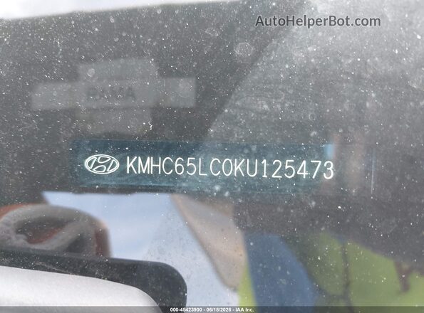 KMHC65LC0KU125473 2019 HYUNDAI IONIQ HYBRID Blue 