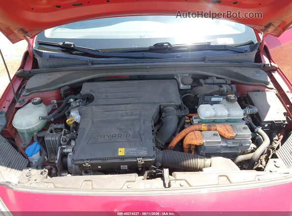 KMHC65LC0KU176195 2019 HYUNDAI IONIQ HYBRID Red 