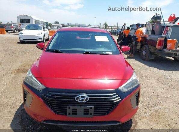 KMHC65LC0KU176195 2019 HYUNDAI IONIQ HYBRID Red 