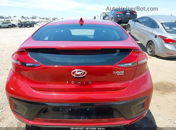 KMHC65LC0KU176195 2019 HYUNDAI IONIQ HYBRID Red 