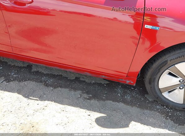 KMHC65LC0KU176195 2019 HYUNDAI IONIQ HYBRID Red 