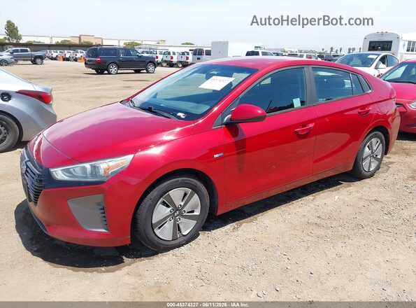 KMHC65LC0KU176195 2019 HYUNDAI IONIQ HYBRID Red 