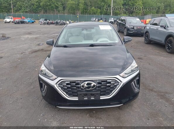 KMHC65LC0LU220522 2020 HYUNDAI IONIQ HYBRID Black Vista del cuadro de instrumentos