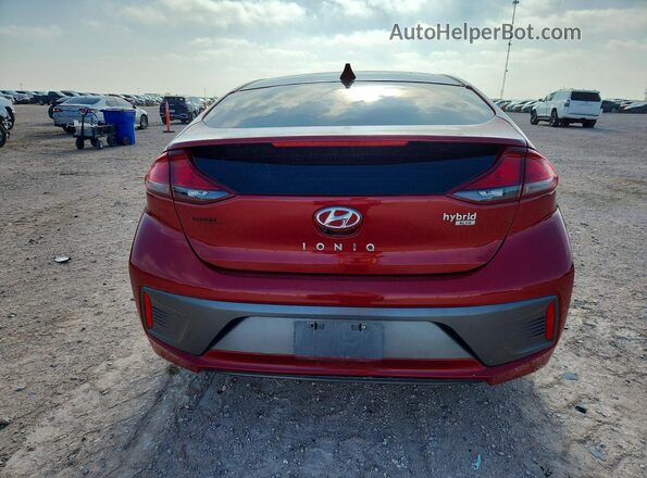 KMHC65LC0NU267407 2022 HYUNDAI IONIQ Red Rear view