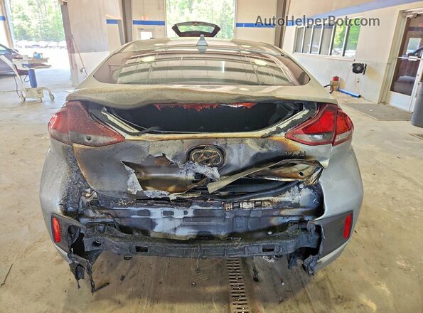 KMHC65LC0NU270162 2022 HYUNDAI IONIQ Blue Widok z tyłu