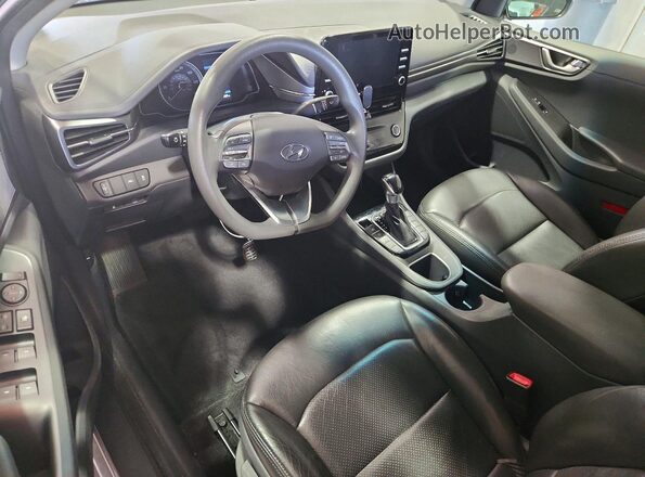 KMHC65LC0NU270162 2022 HYUNDAI IONIQ Blue Widok deski rozdzielczej