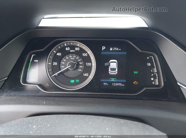 KMHC65LC0NU275149 2022 HYUNDAI IONIQ HYBRID Blue Vista de los asientos traseros