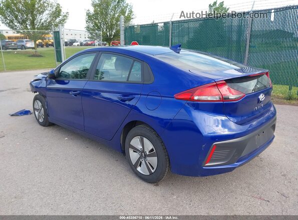 KMHC65LC0NU275149 2022 HYUNDAI IONIQ HYBRID Blue Trasero izquierdo