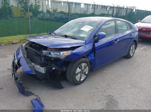 KMHC65LC0NU275149 2022 HYUNDAI IONIQ HYBRID Blue Vista tres cuartos delantera izquierda