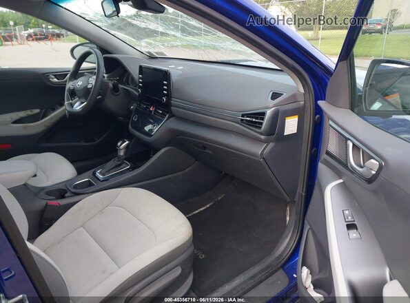 KMHC65LC0NU275149 2022 HYUNDAI IONIQ HYBRID Blue Vista interior delantera