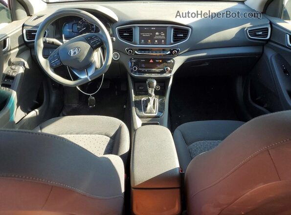 KMHC65LC1JU075777 2018 HYUNDAI IONIQ Black Vista del salpicadero