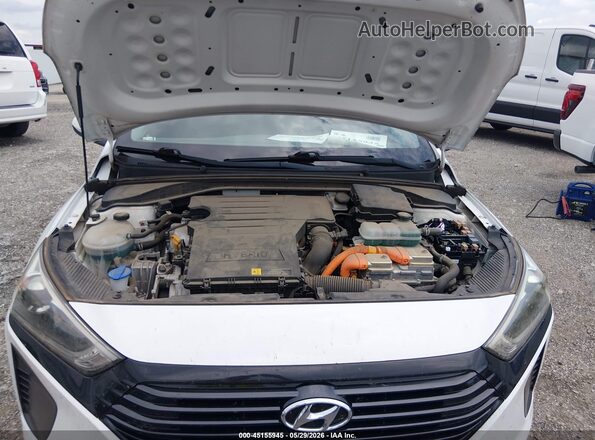 KMHC65LC1JU100127 2018 HYUNDAI IONIQ HYBRID White 