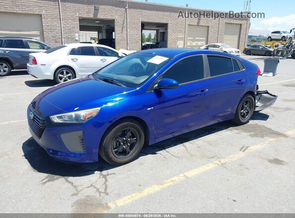 KMHC65LC1KU178876 2019 HYUNDAI IONIQ HYBRID Blue Przód lewy