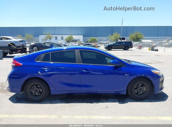KMHC65LC1KU178876 2019 HYUNDAI IONIQ HYBRID Blue Widok wnętrza z tyłu