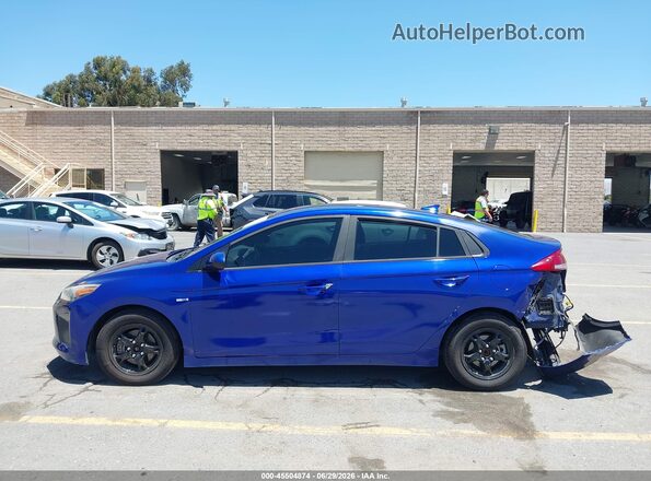 KMHC65LC1KU178876 2019 HYUNDAI IONIQ HYBRID Blue Widok wnętrza 360 stopni