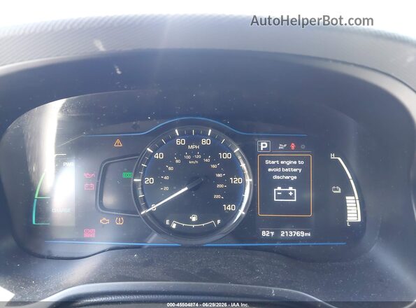 KMHC65LC1KU178876 2019 HYUNDAI IONIQ HYBRID Blue Widok tylnych siedzeń