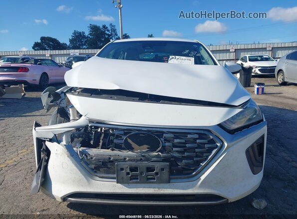 KMHC65LC1MU245432 2021 HYUNDAI IONIQ HYBRID White Սարքավորումների վահանակի տեսք