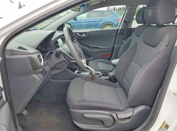 KMHC65LC2HU031295 2017 HYUNDAI IONIQ White Vista interior delantera