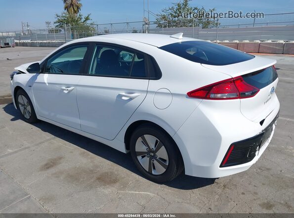 KMHC65LC2KU107539 2019 HYUNDAI IONIQ HYBRID White Задня ліва чверть