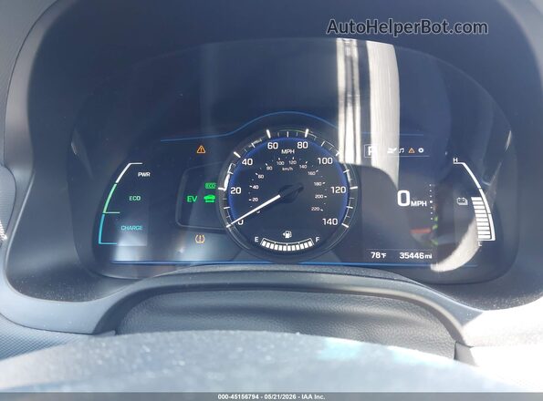 KMHC65LC2KU107671 2019 HYUNDAI IONIQ HYBRID White 